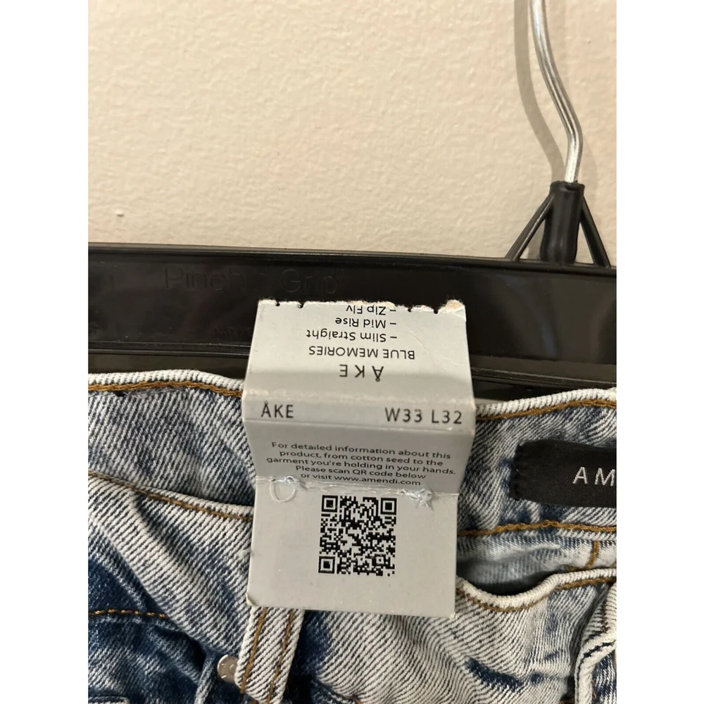 Amendi | Classic Jeans | AKE Blue memories | Mens 33x32 | NWT - Picture 6 of 6